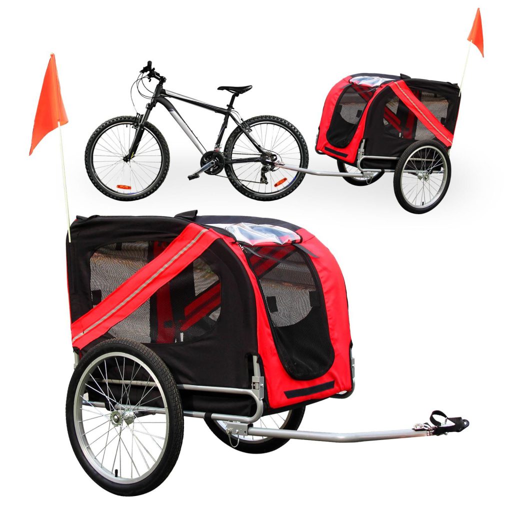 Cykelvagn för hund 78 x 70 x 90 cm