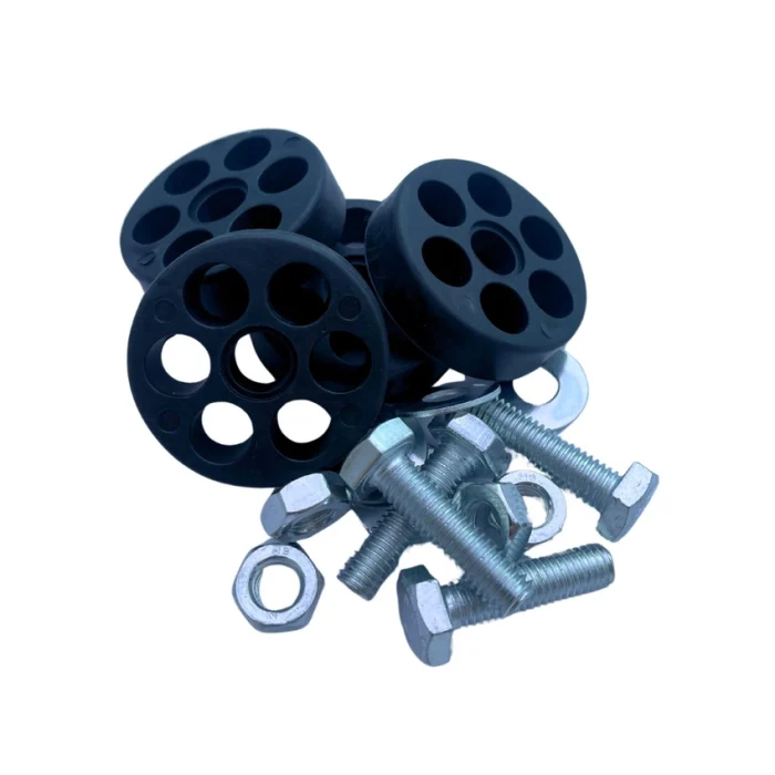 Stötdämparplatta i gummi WTG-004B – 4-pack
